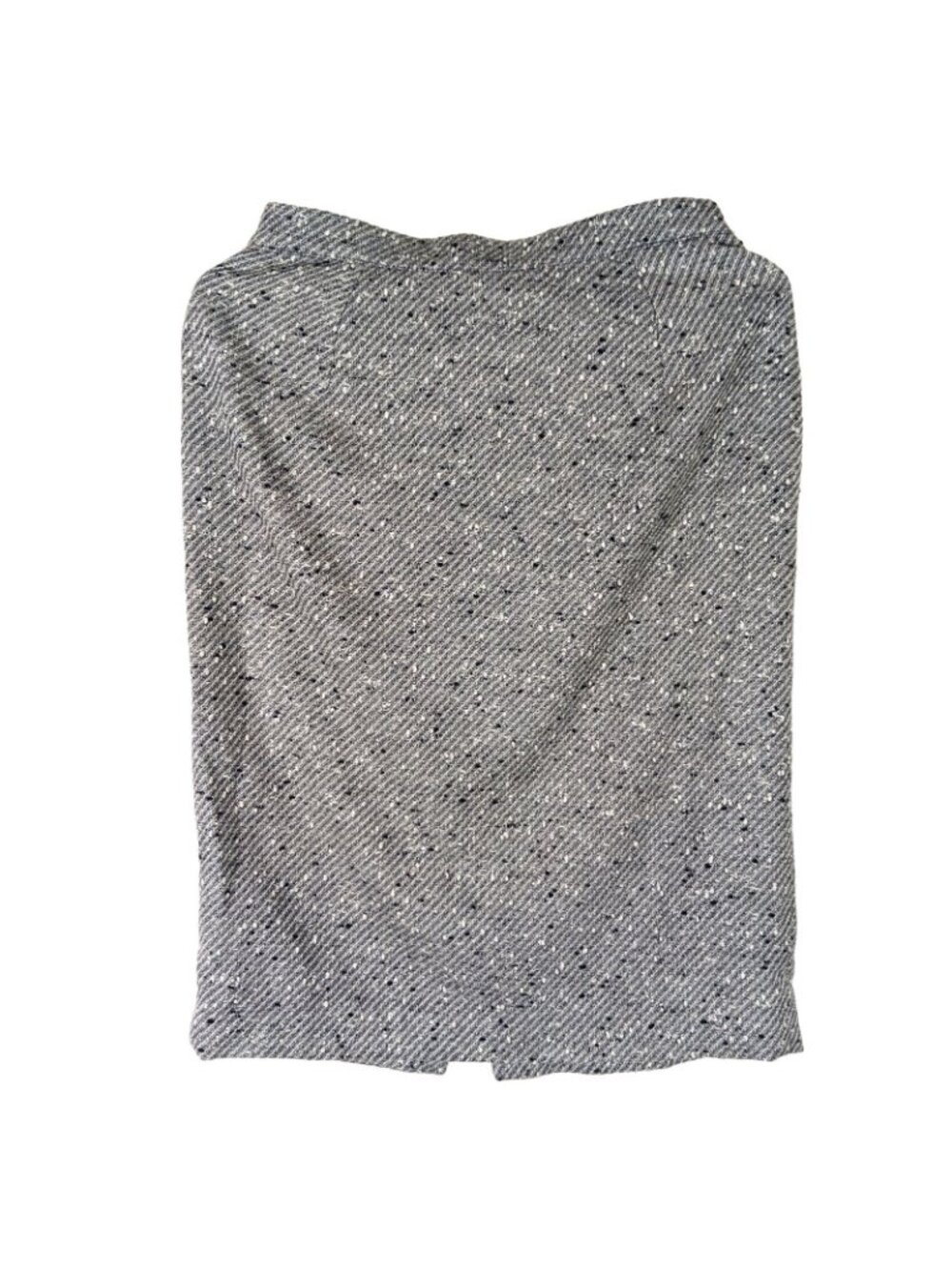 Mimmina Italy Tweed Sparkle Skirt Suit Set Womens 10 Gray Career Vintage Blazer - Picture 5 of 16